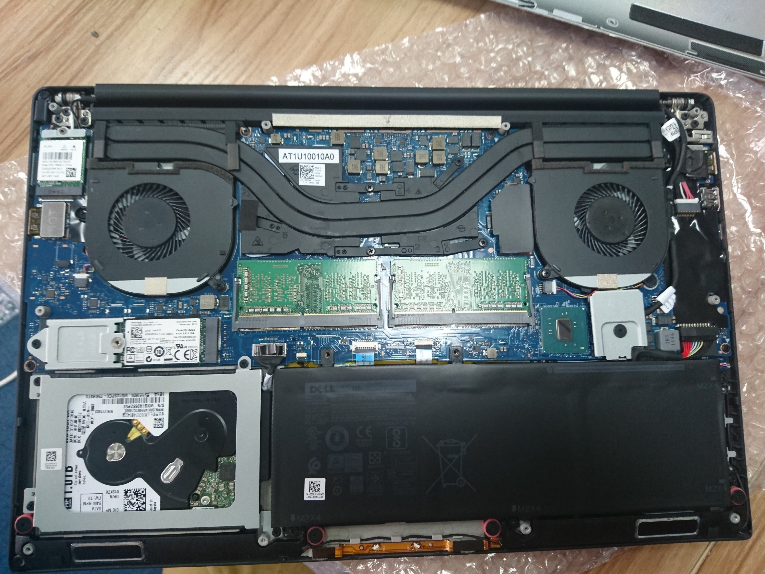 Dell XPS 15 9560 Disassembly (SSD, HDD, RAM Upgrade Options 