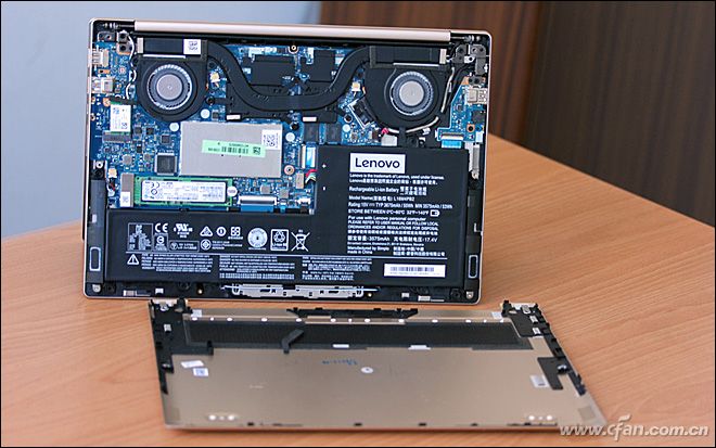 removing Lenovo ideapad 720S bottom case