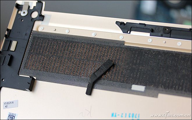dust net of Lenovo ideapad 720S bottom case