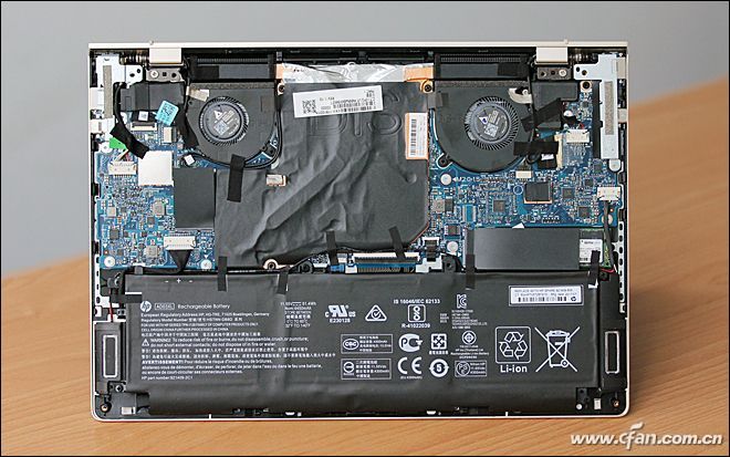 HP Envy 13-ad000 internal picture