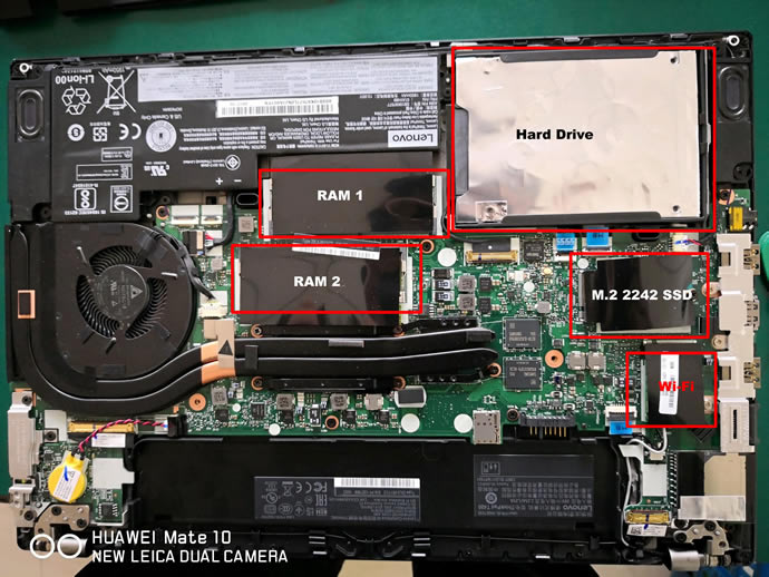 ThinkPad T480 internal picture