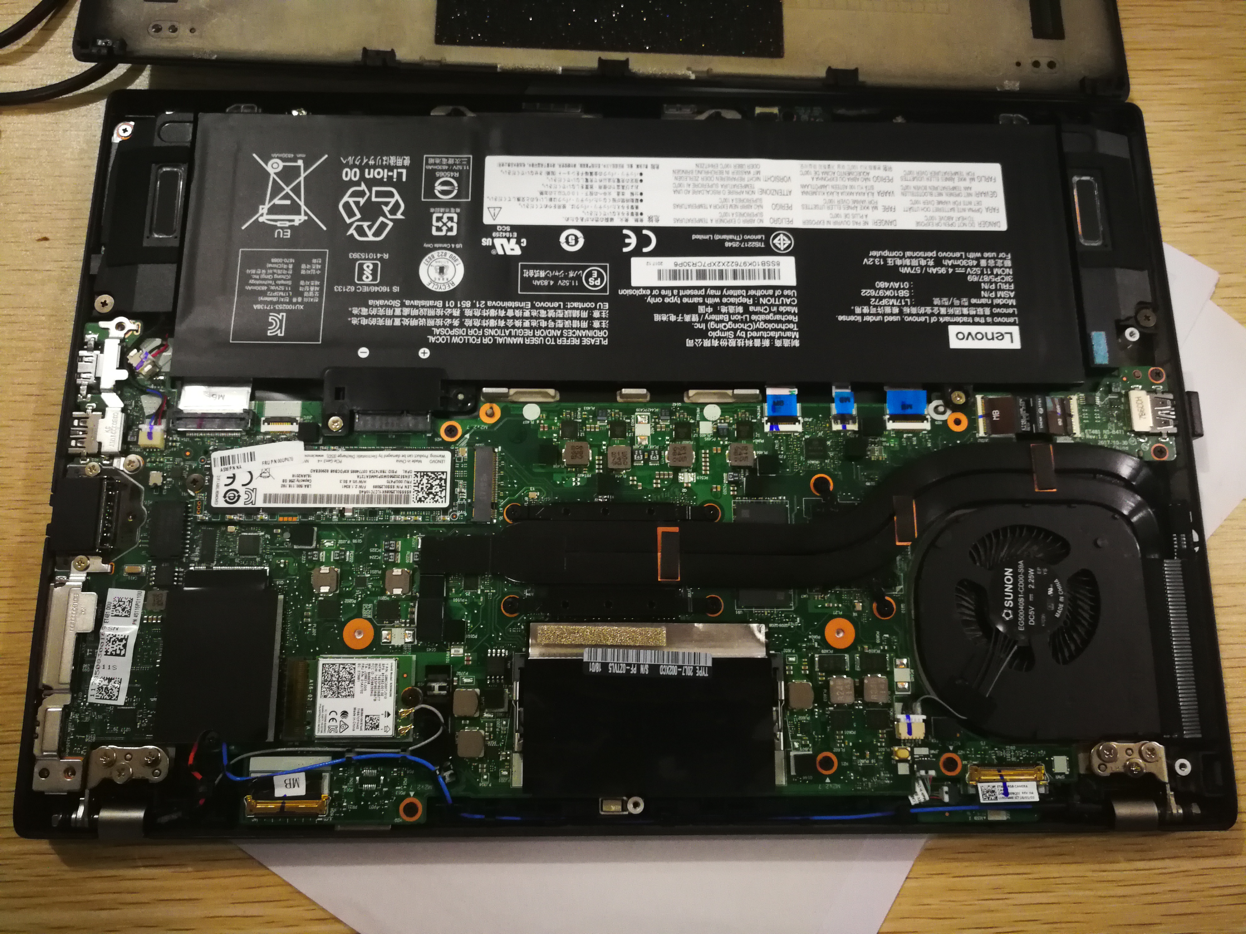 Lenovo ThinkPad T480s Disassembly (SSD, RAM Upgrade Options) -  